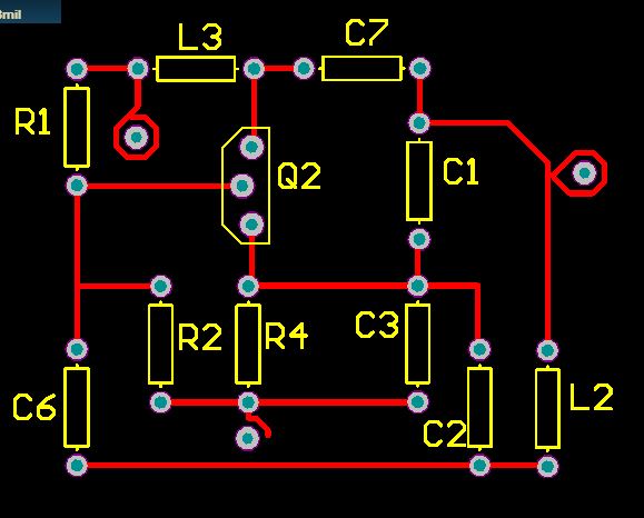 lc正弦波振荡电路原理图和pcb图