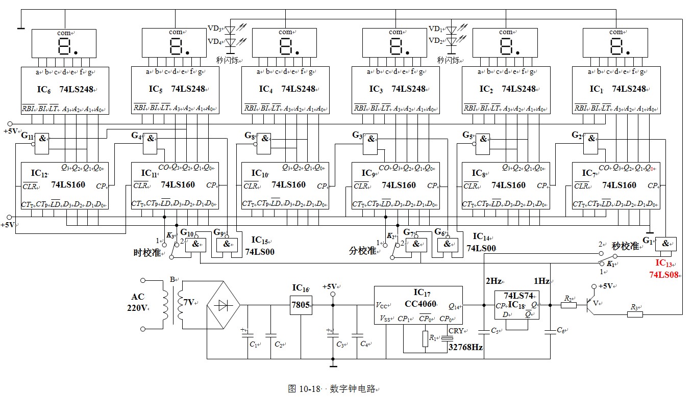 數(shù)字鐘電路.jpg