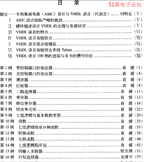 VHDL语言100例详解(共498页pdf)挺好的 欢迎