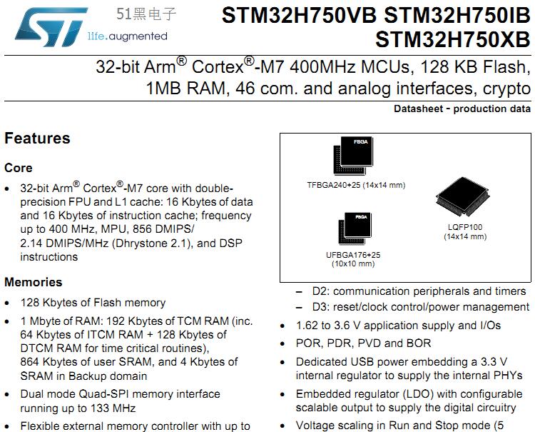 the eth can work only when ram is pointing at 0x24000000 stm32h750vb