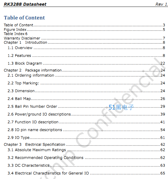 Rockchip RK3288 Datasheet V1.5下载 - 资料共享