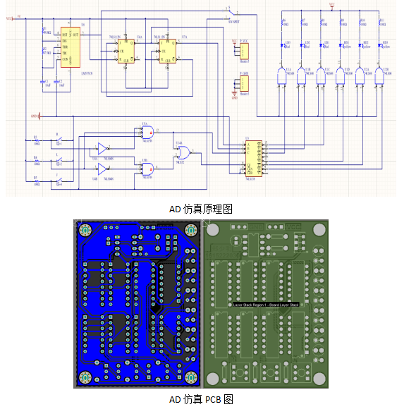 ad仿真原理图ad仿真pcb图