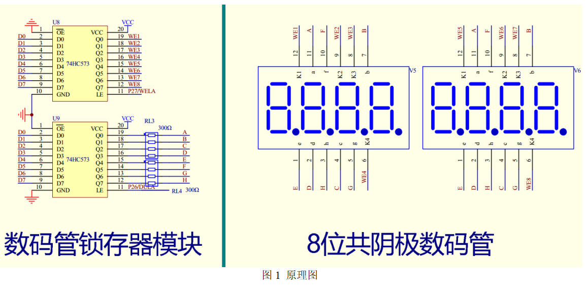 数码管原理图