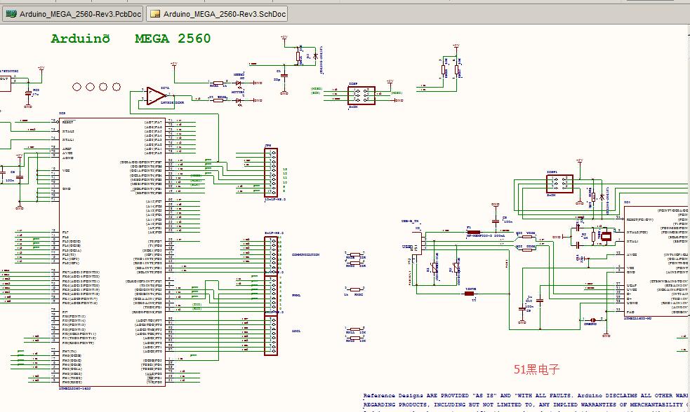 Arduinomega2560 Rev3 Altium Pcb工程文件原理图 Arduino 8814