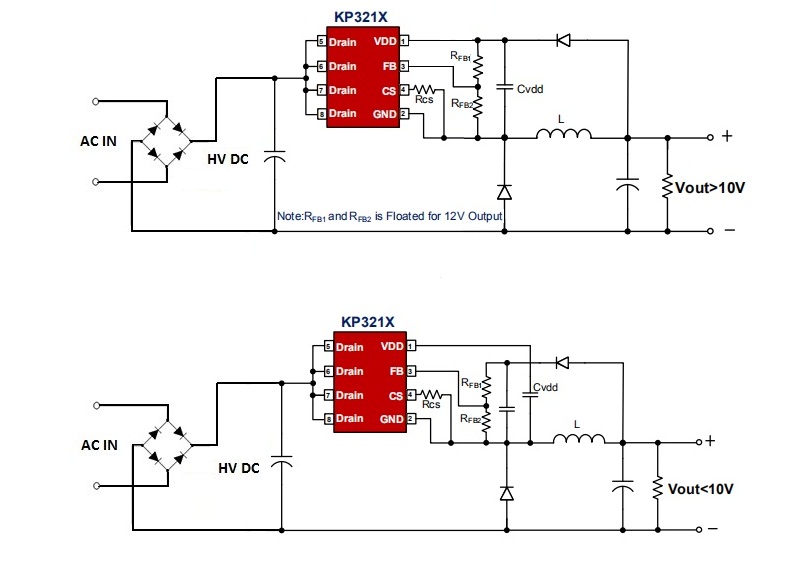 kp3210,kp3211,kp3212典型应用电路图