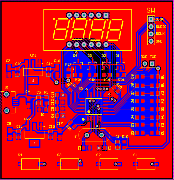 stm32LEDPCB-2D