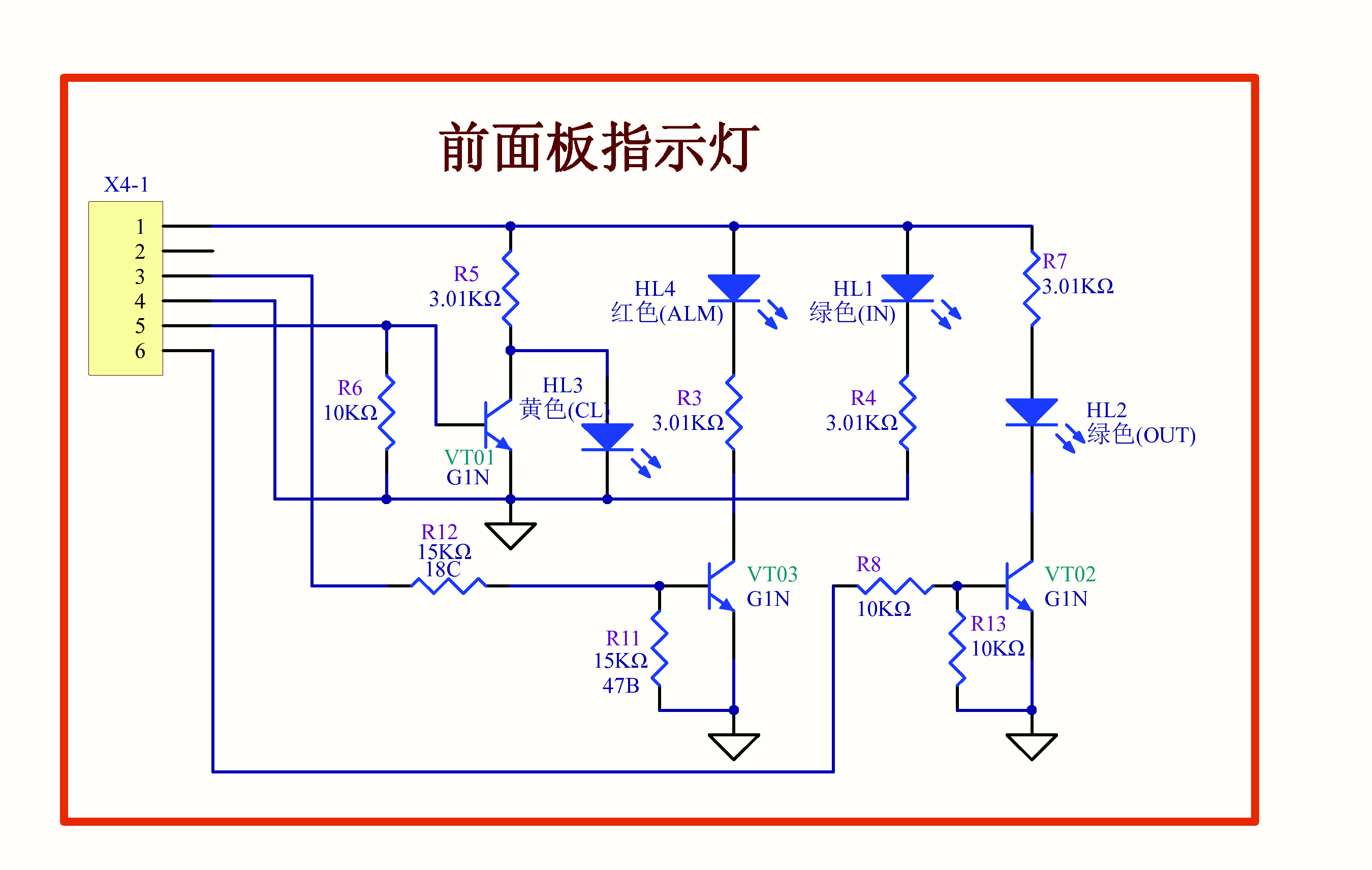 中兴2400面板指示