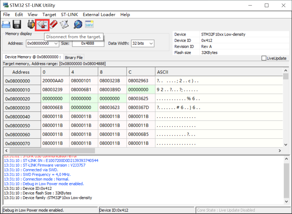 �������Ͽ�keil5���ߵ��Ծ�û��������